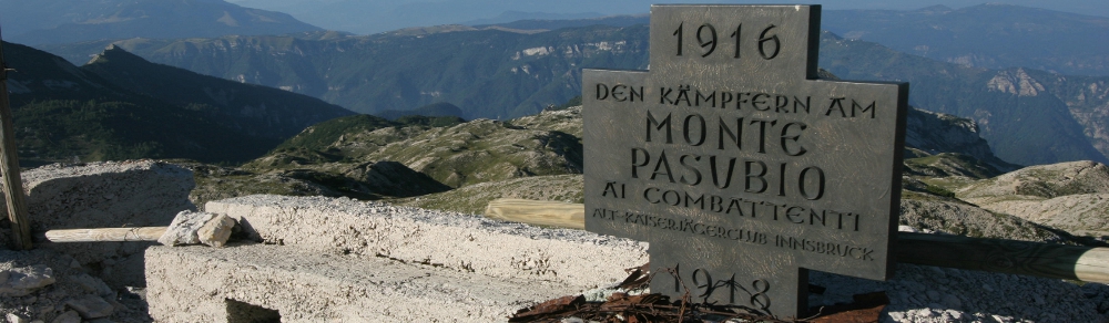 lapide commemorativa | Monte Pasubio