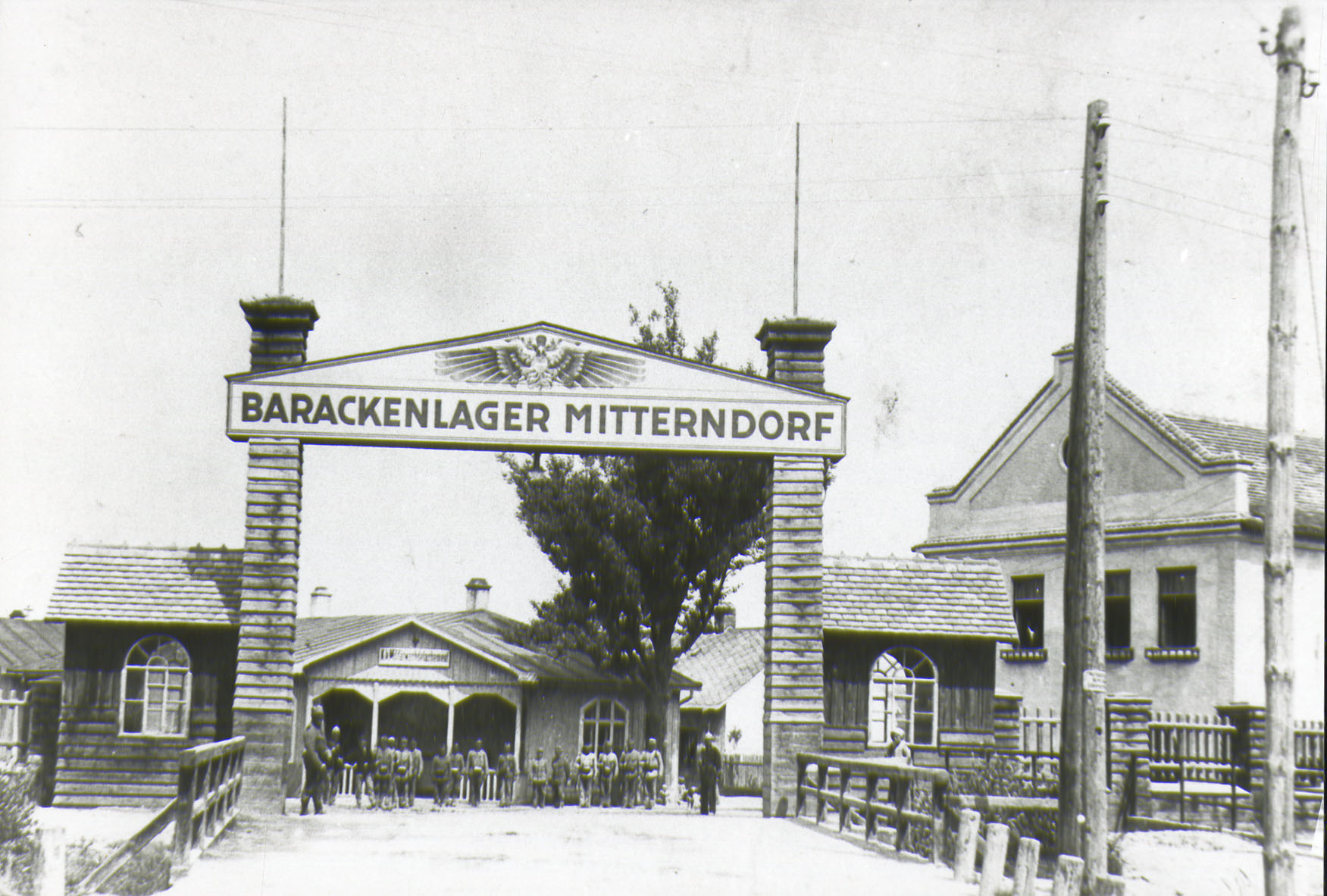 Mitterndorf. Entrata del campo profughi [AF MSIGR 294/169]