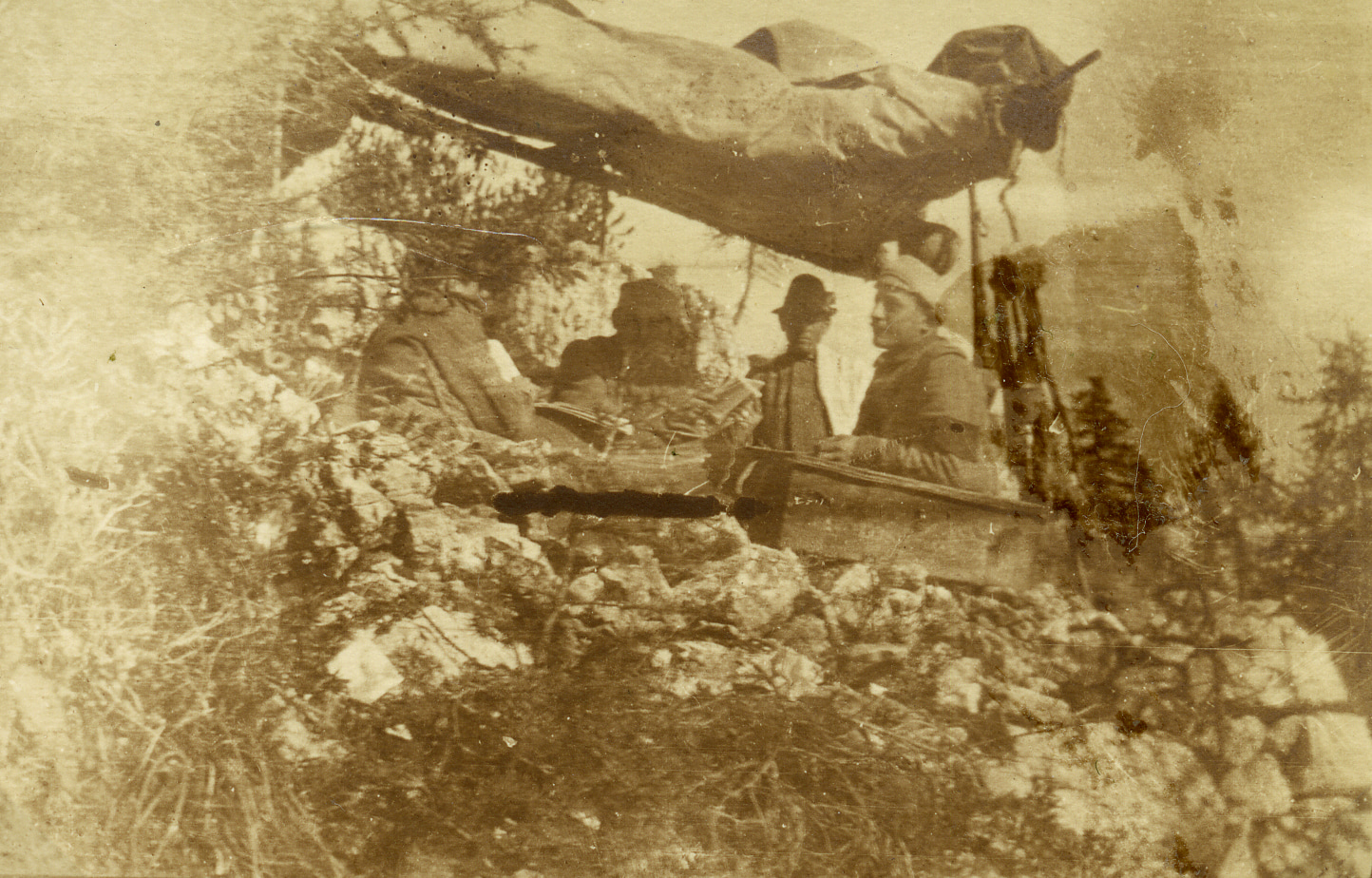 Gruppo di alpini in zona Ortigara. 1916-1917 [AF MSIGR 173/97]